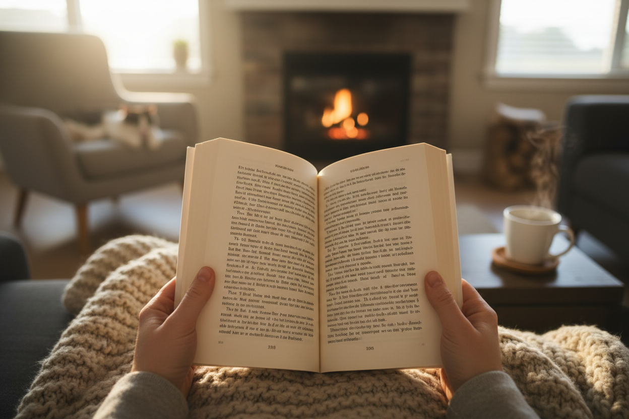 a person's pov of reading abook